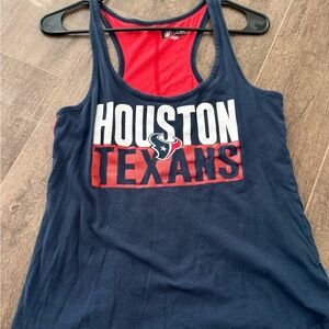 NFL Houston Texans Navy and Red Tank Top